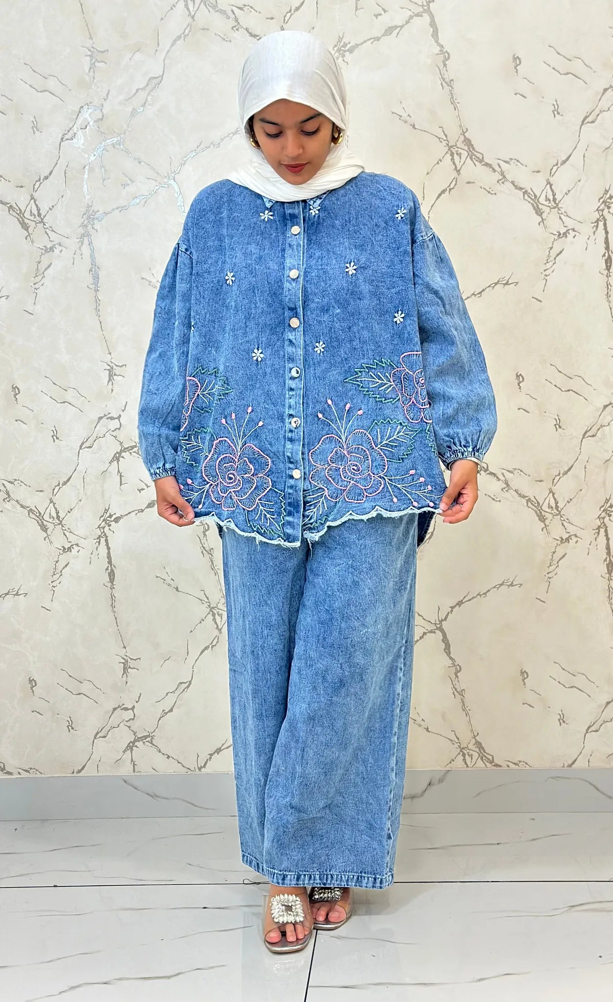 Denim Baggy Co-ord Set ZDCS