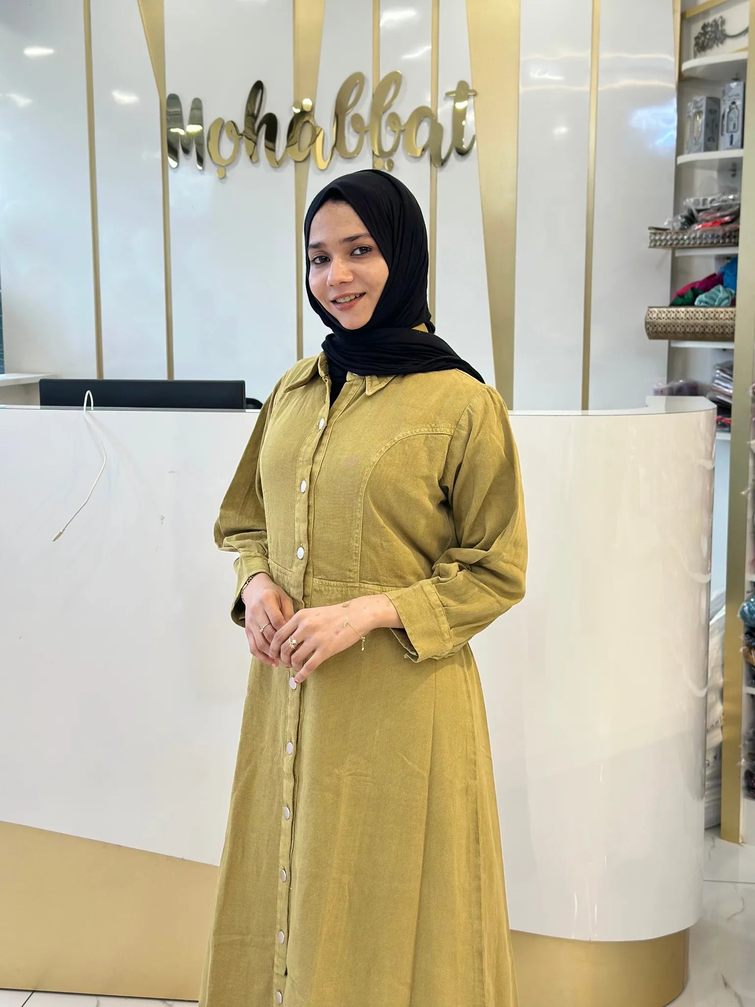 Western Gown- Denim