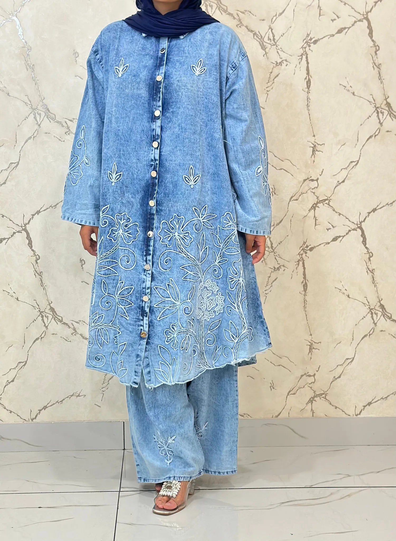 DENIM LONG CO-ORDS MDLCC