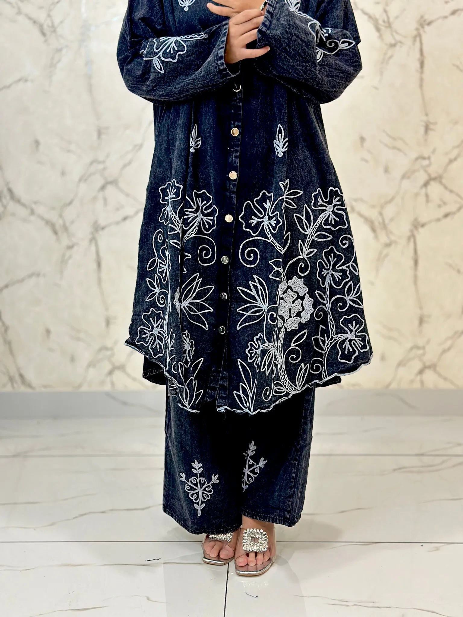 DENIM LONG CO-ORDS MDLCC