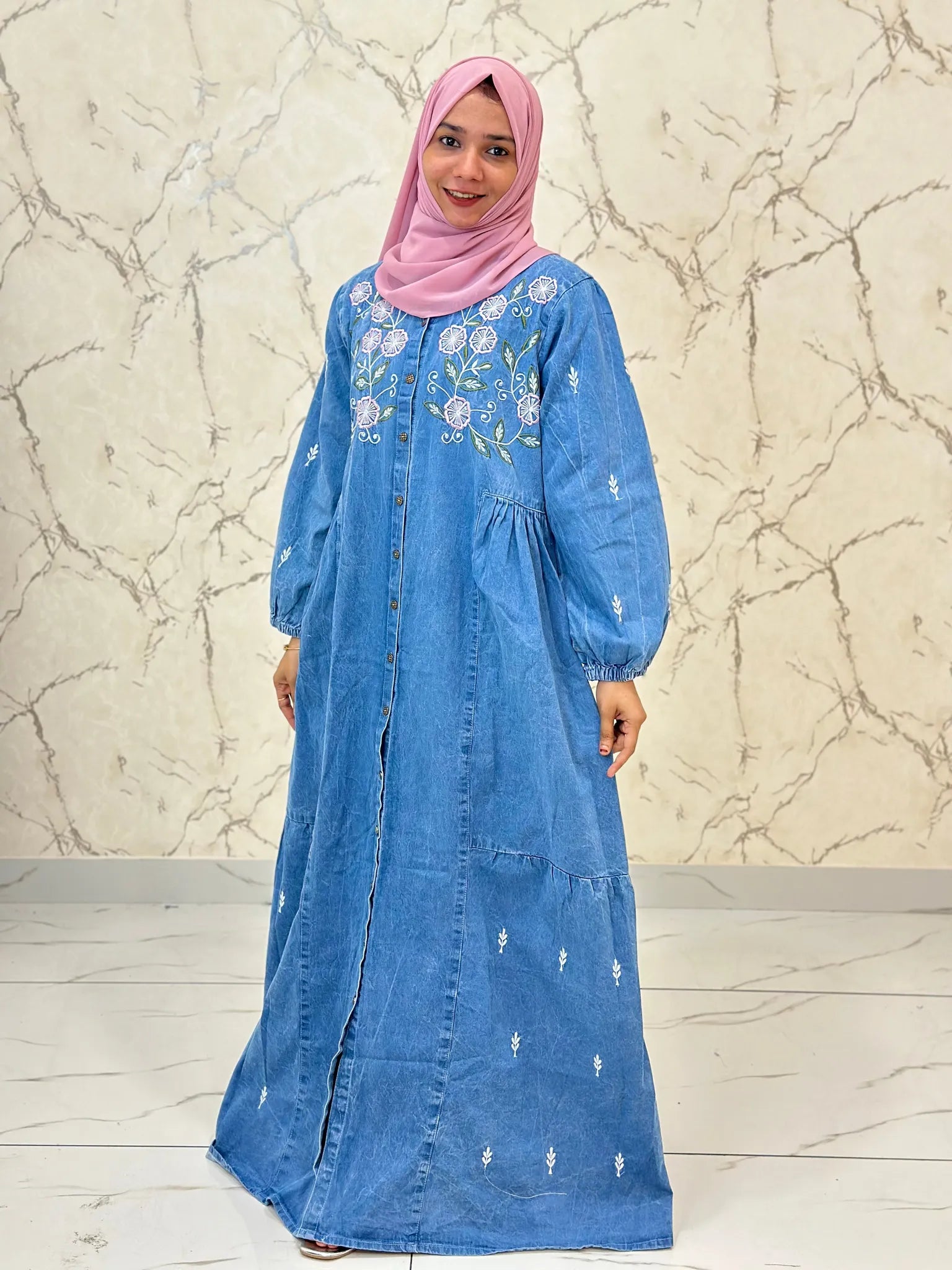 Denim gown PDG500