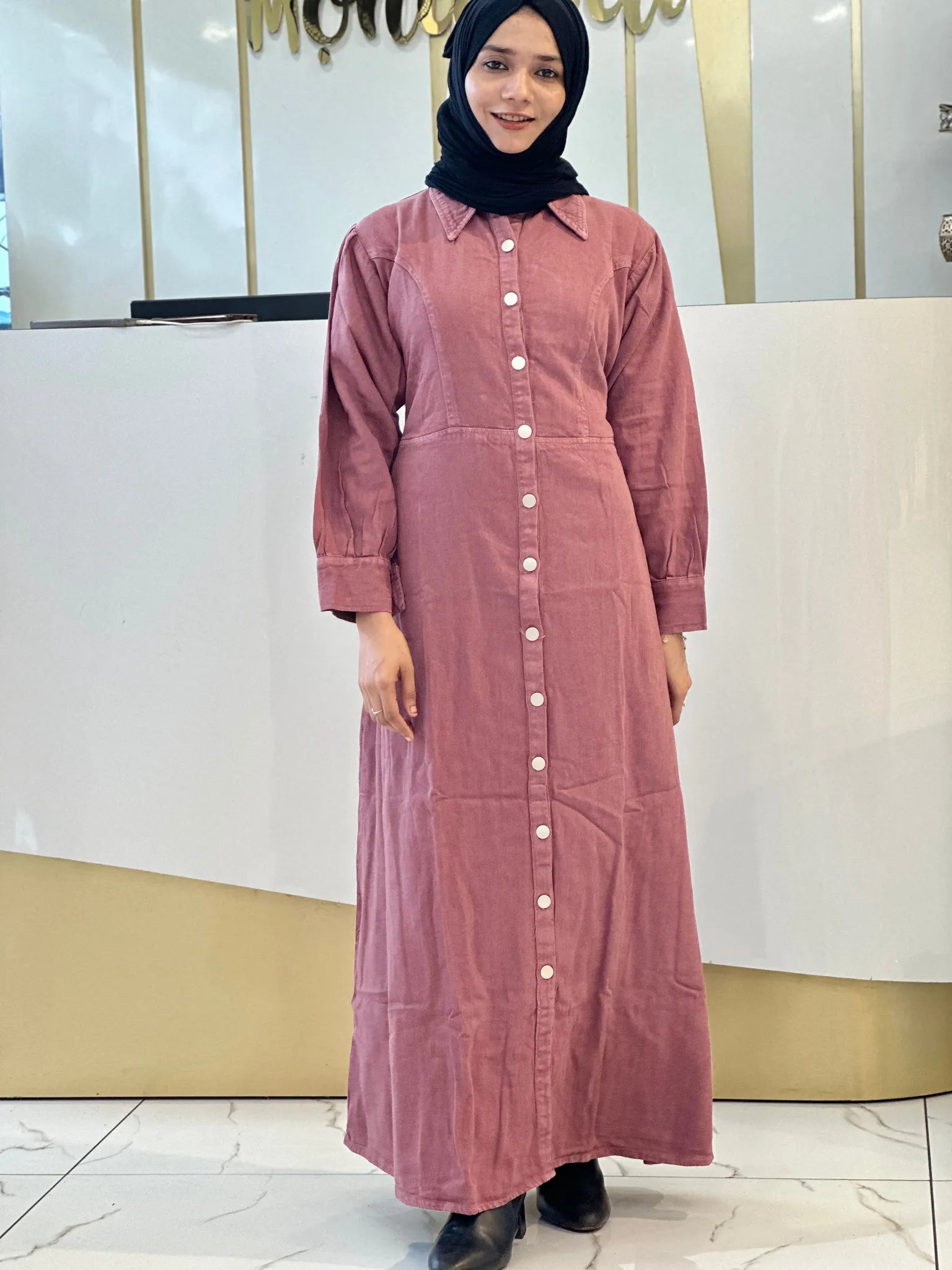 Western Gown- Denim