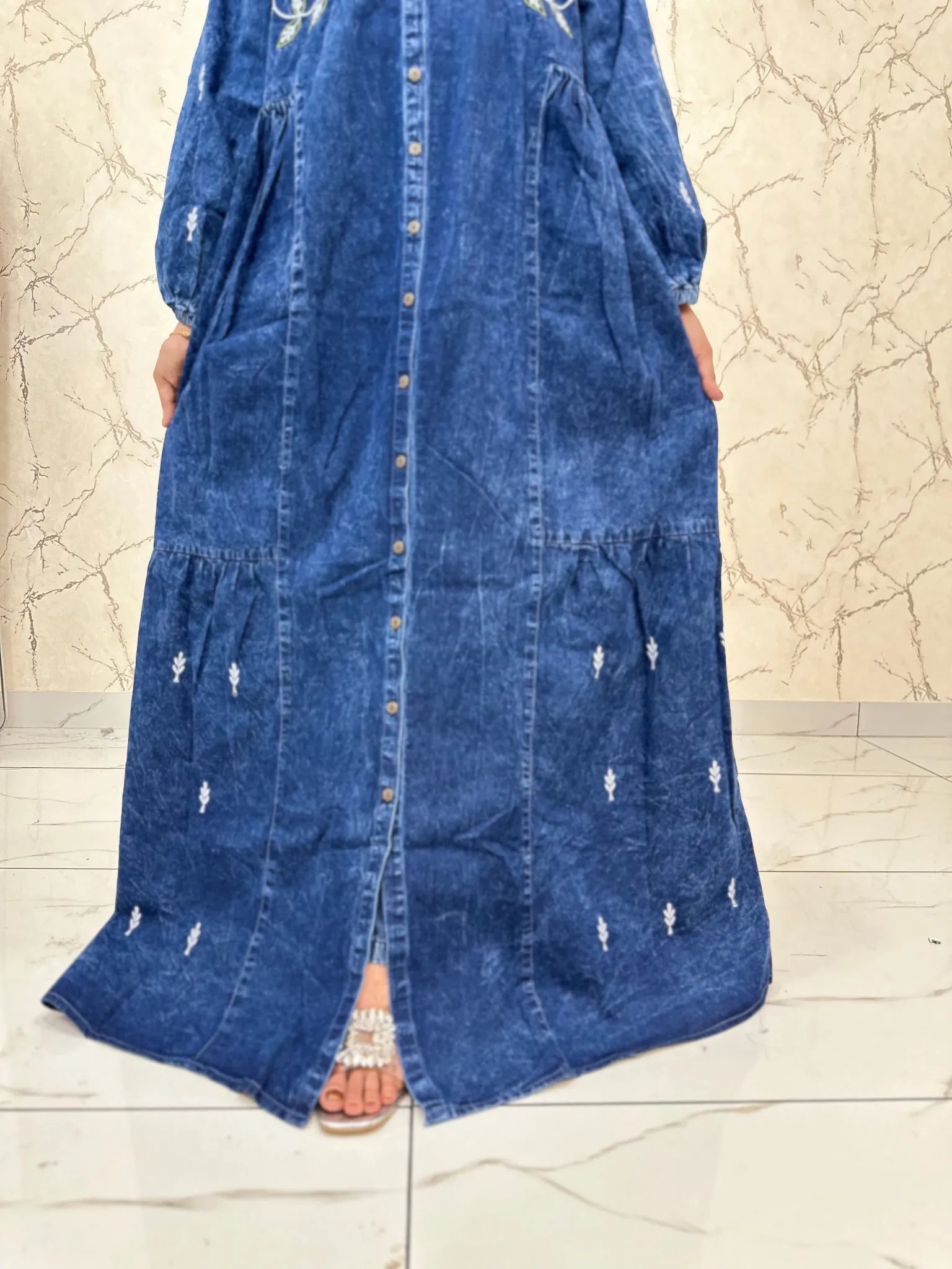 Denim gown PDG500