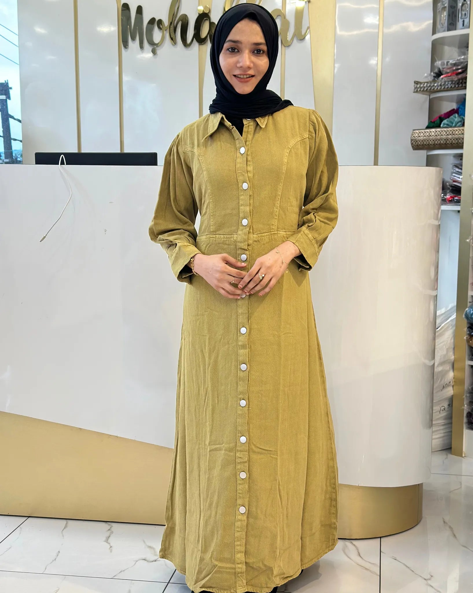 Western Gown- Denim