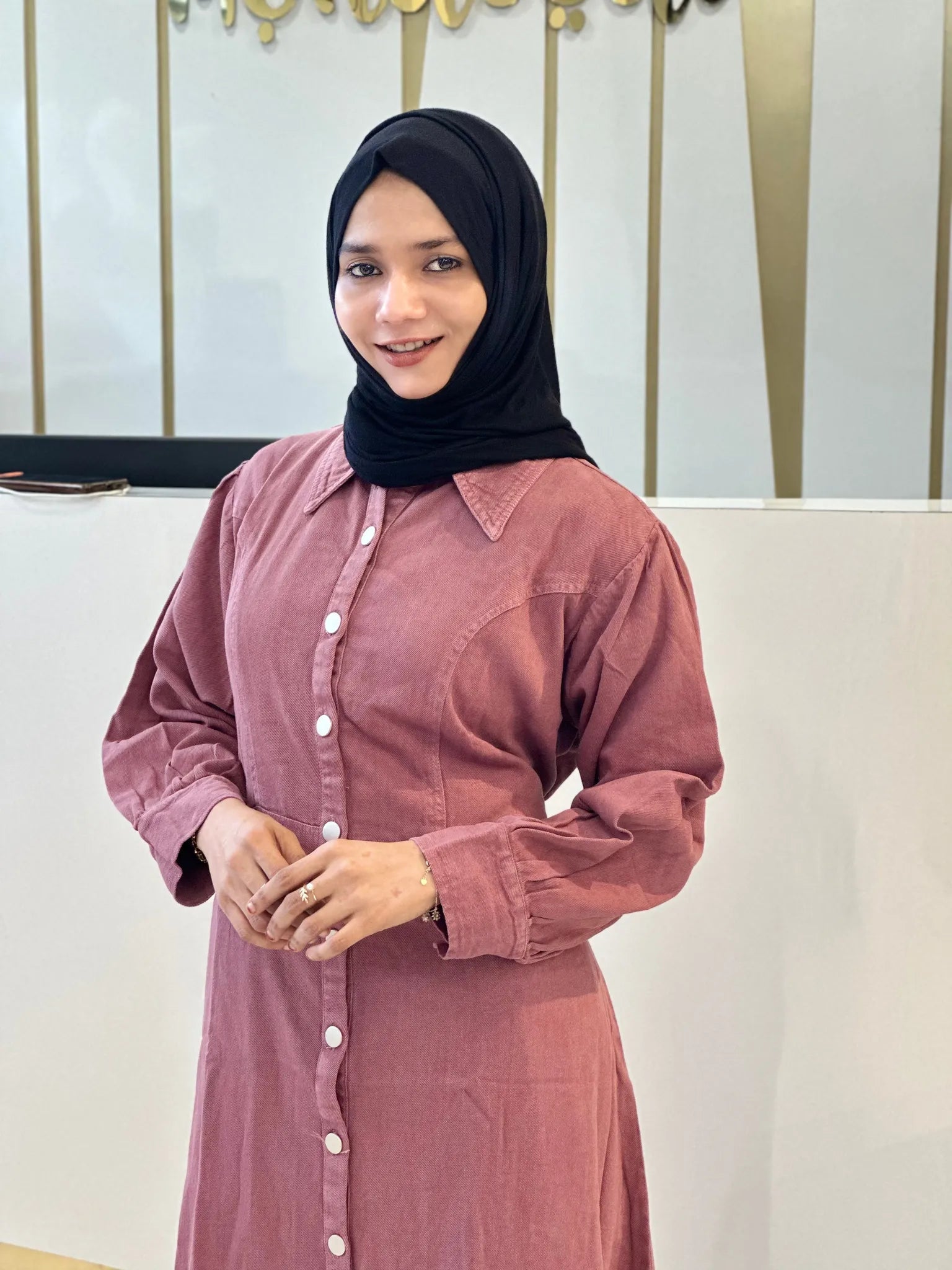Western Gown- Denim