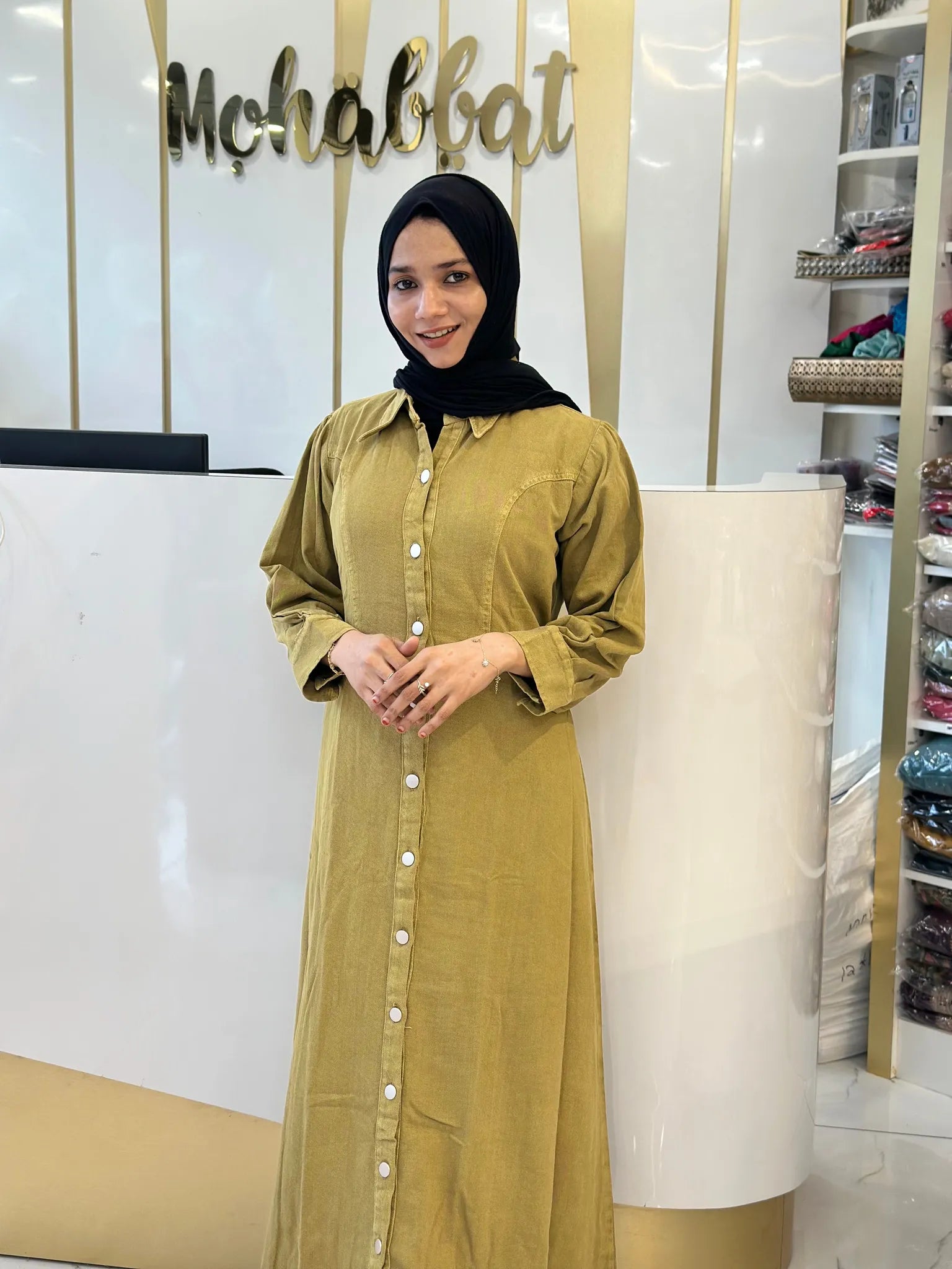 Western Gown- Denim