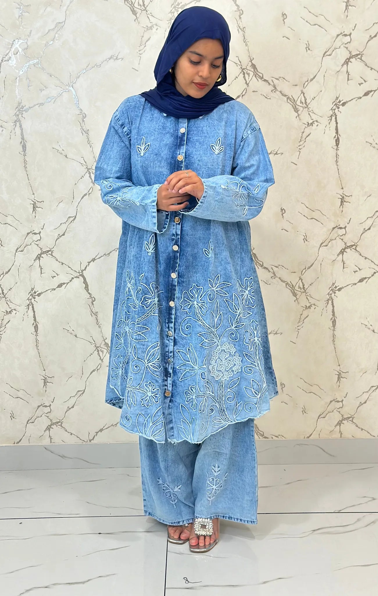 DENIM LONG CO-ORDS MDLCC