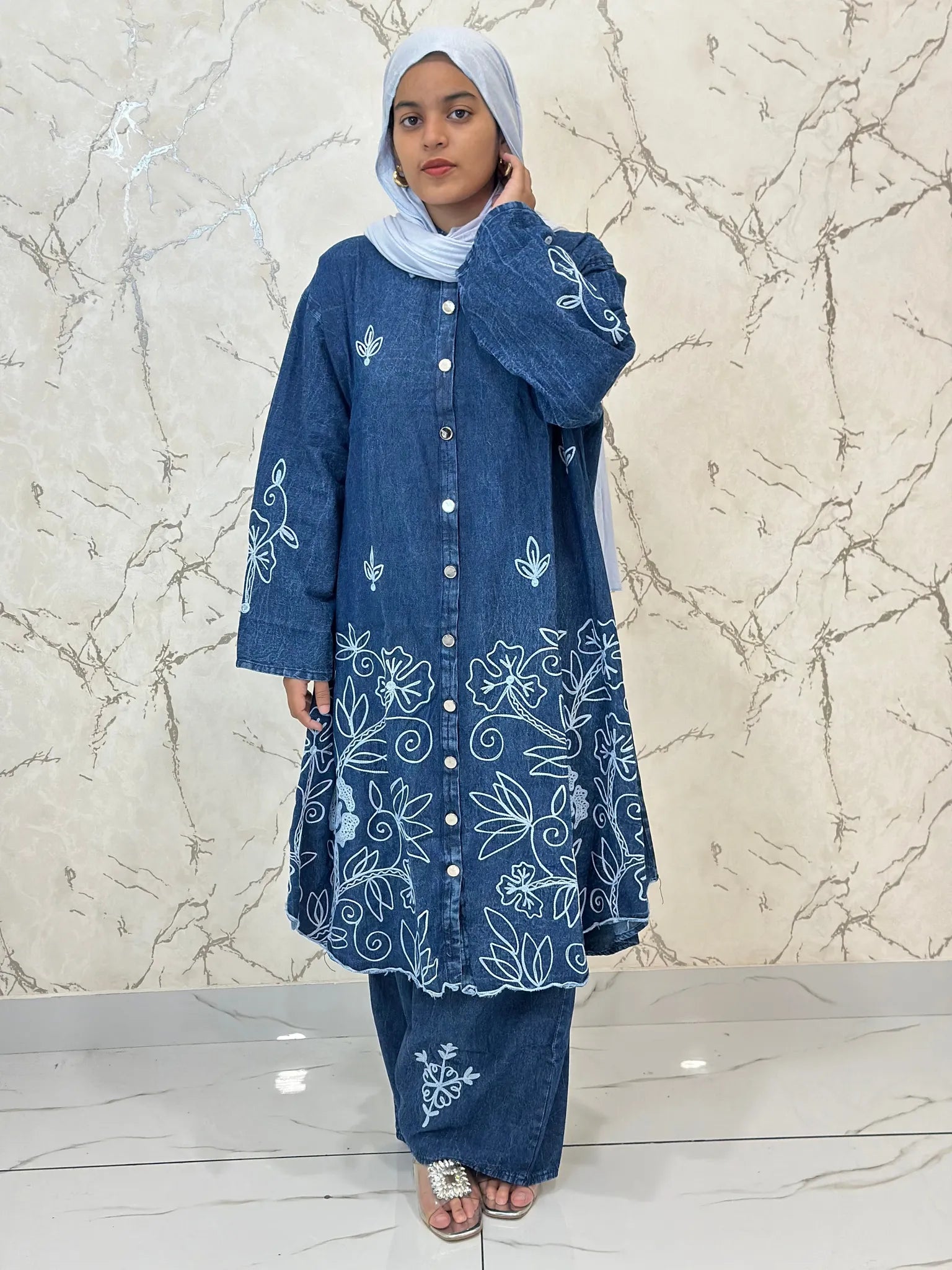 DENIM LONG CO-ORDS MDLCC