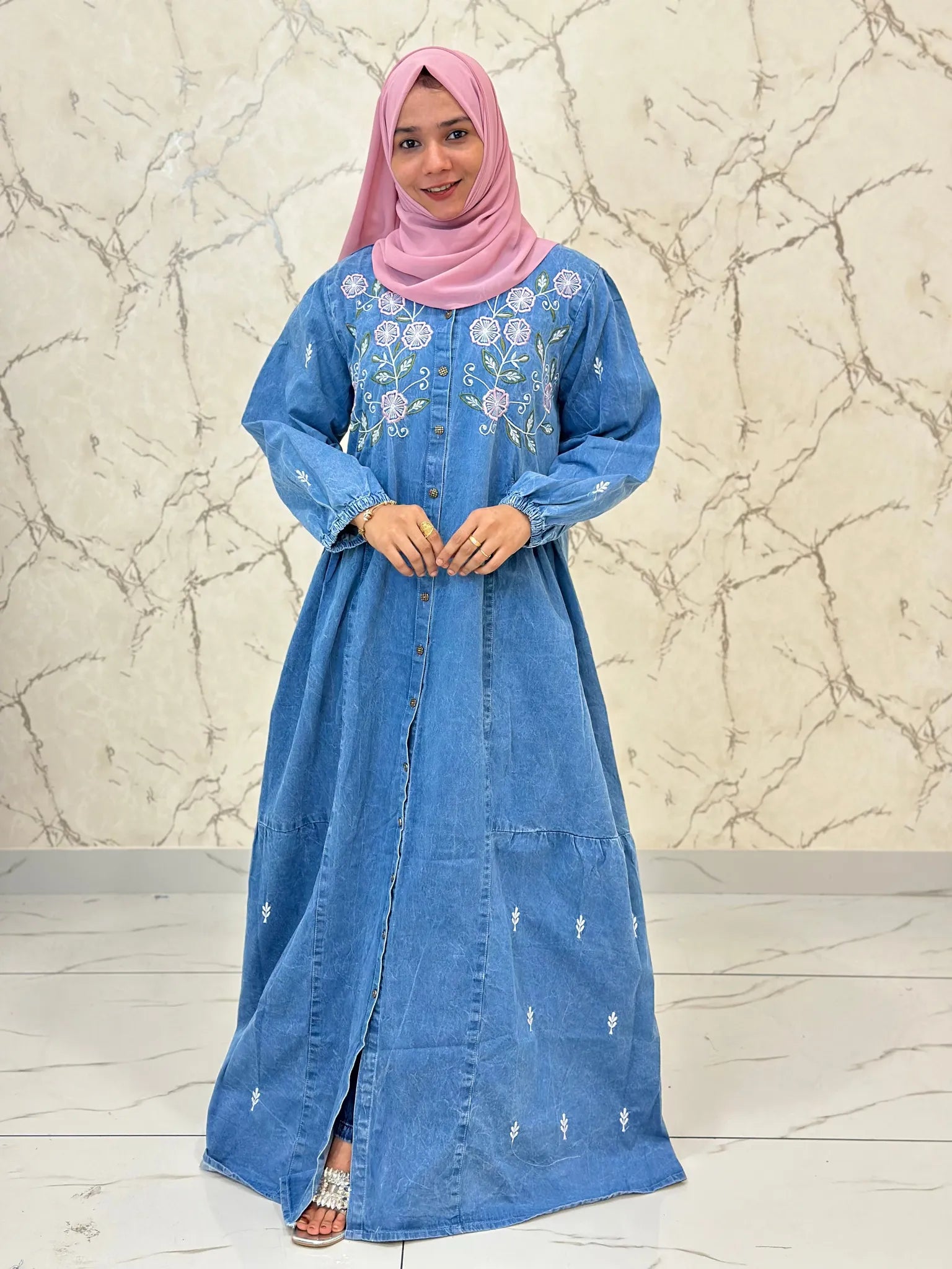 Denim gown PDG500