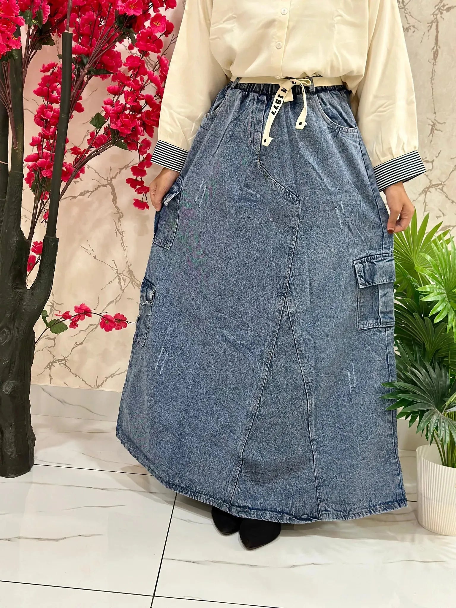 Denim Skirt