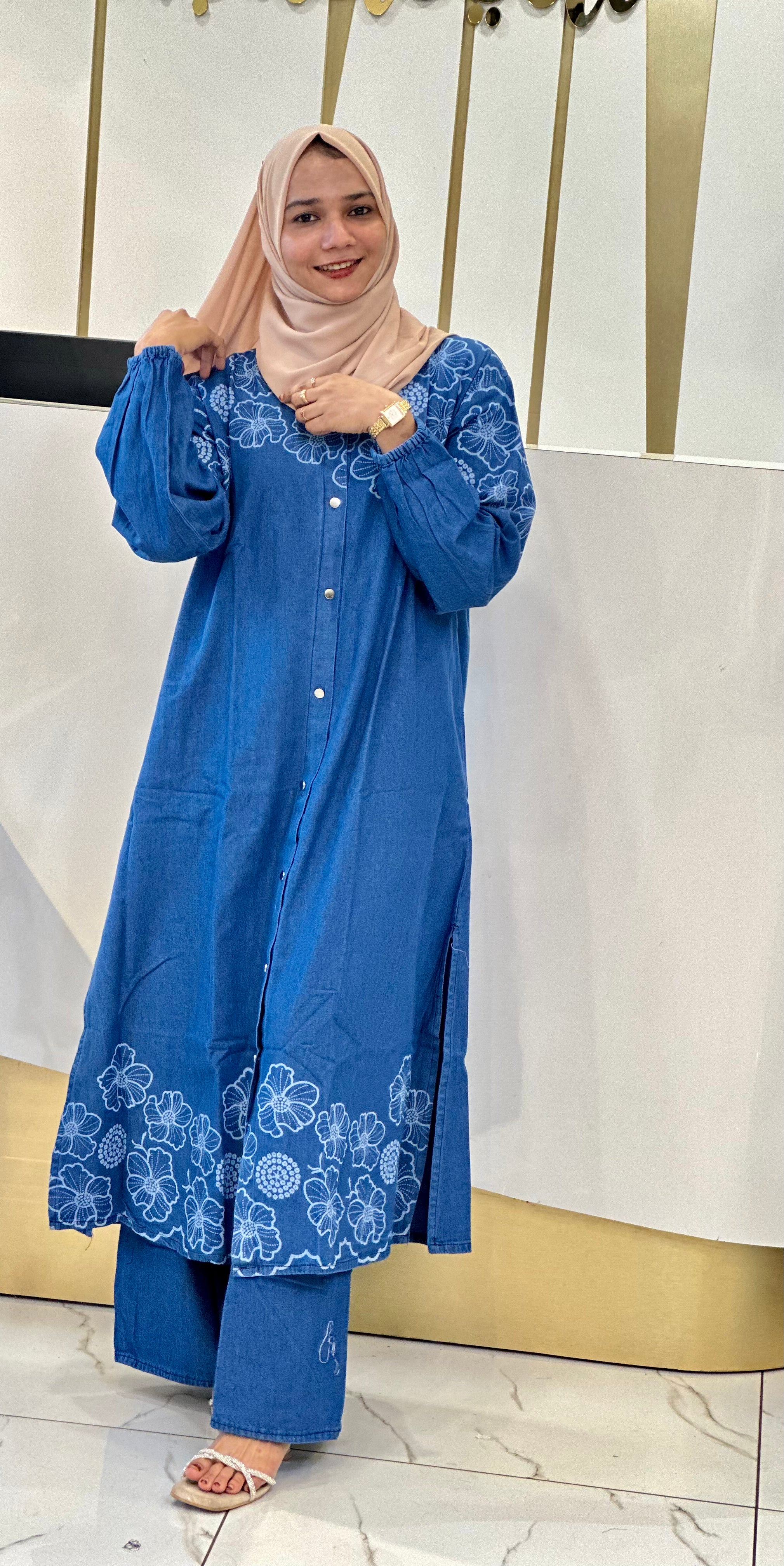 Denim Long Codset with Baggy Pants – XXL DLCXXL